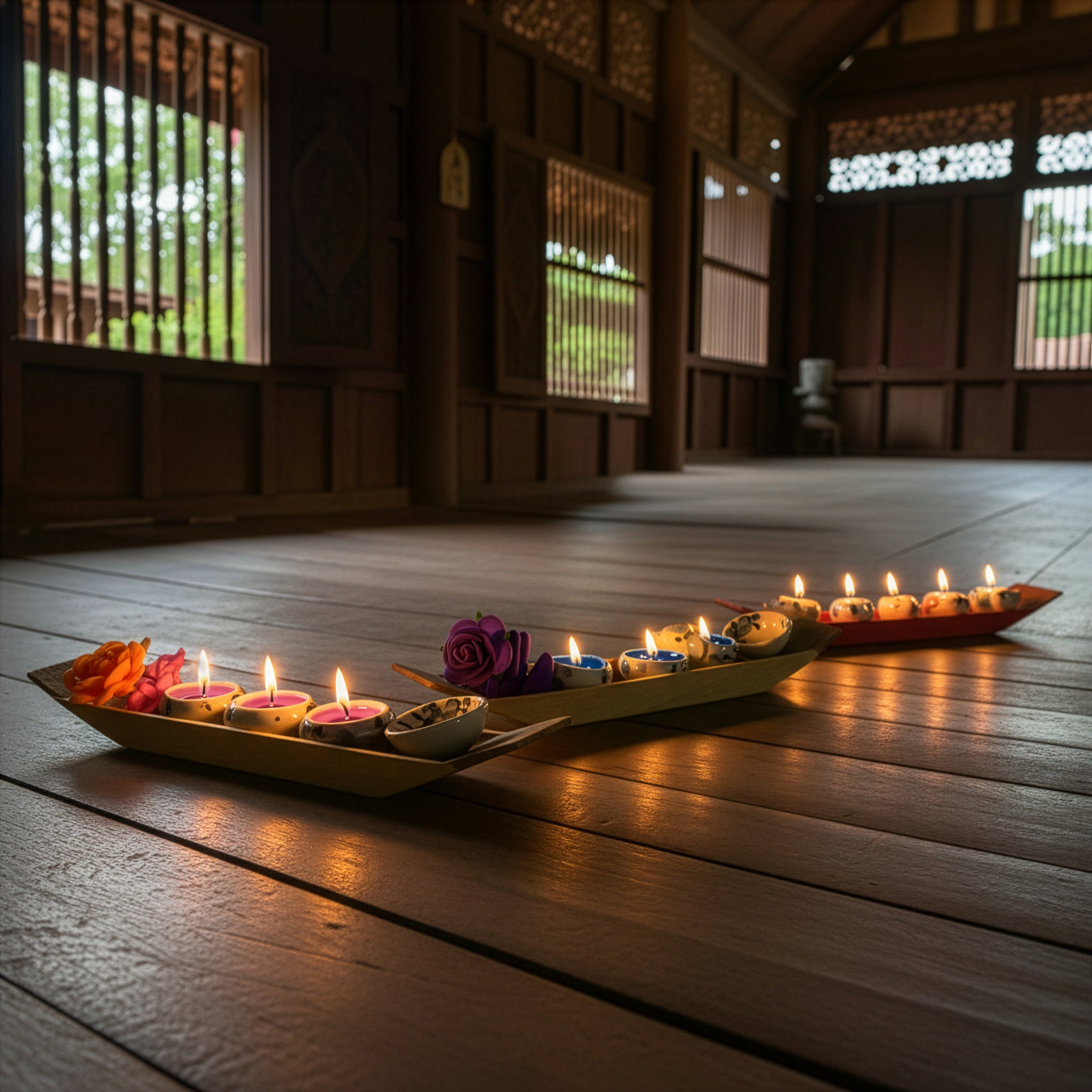 Scented Boat Candles