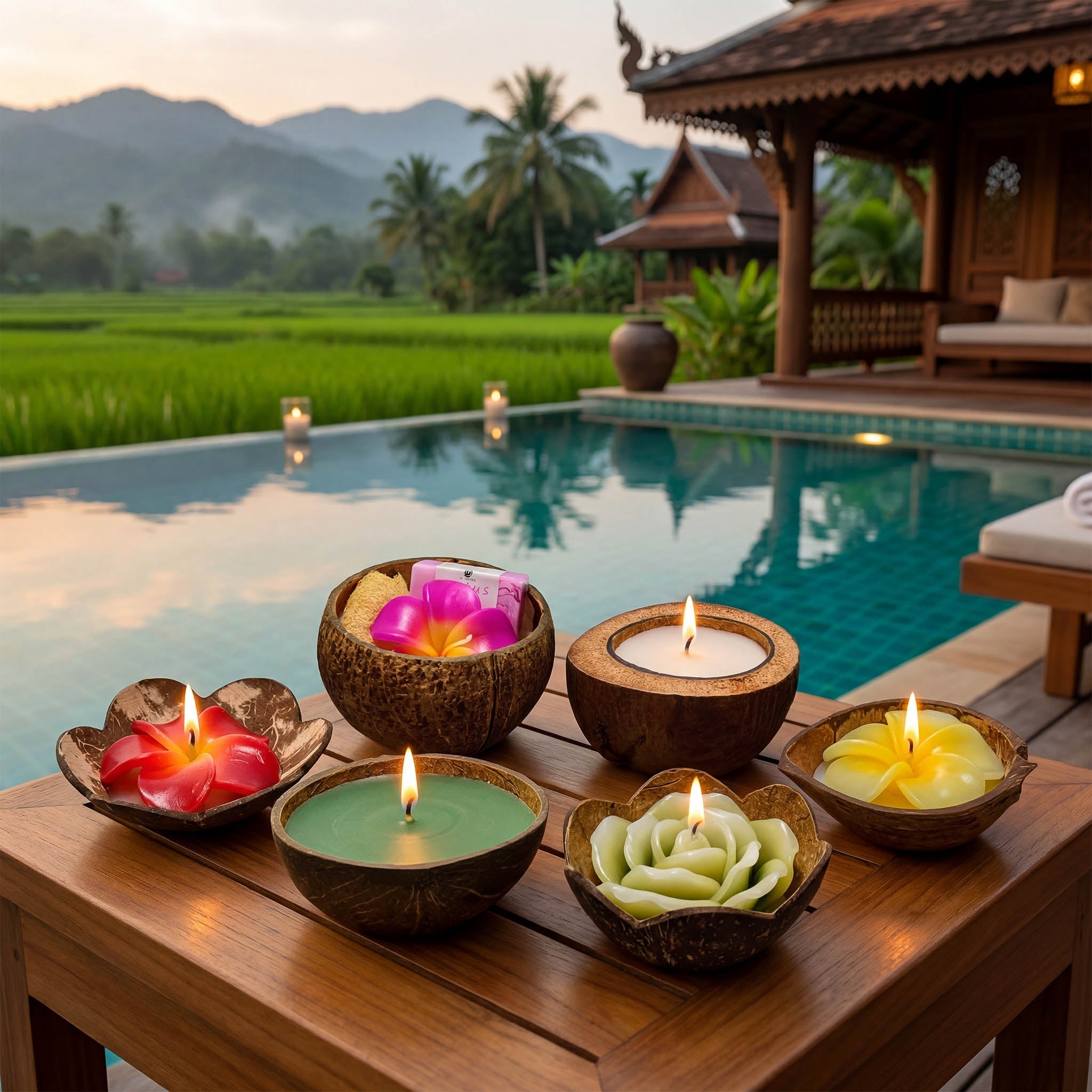 Scented Coconut Candles - Lalanna Design