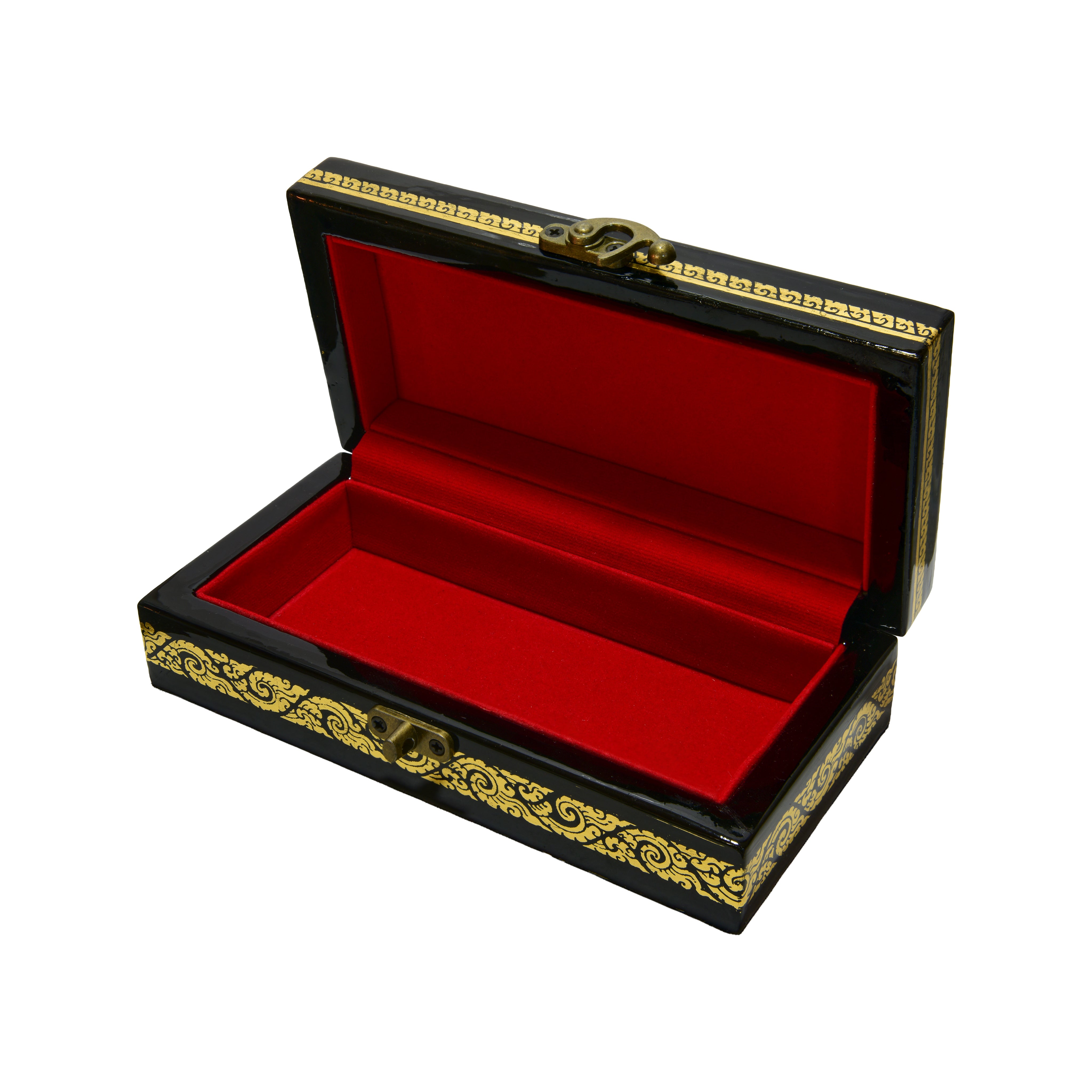 Lanna Lackwaren Garuda kämpft gegen Naga Dose