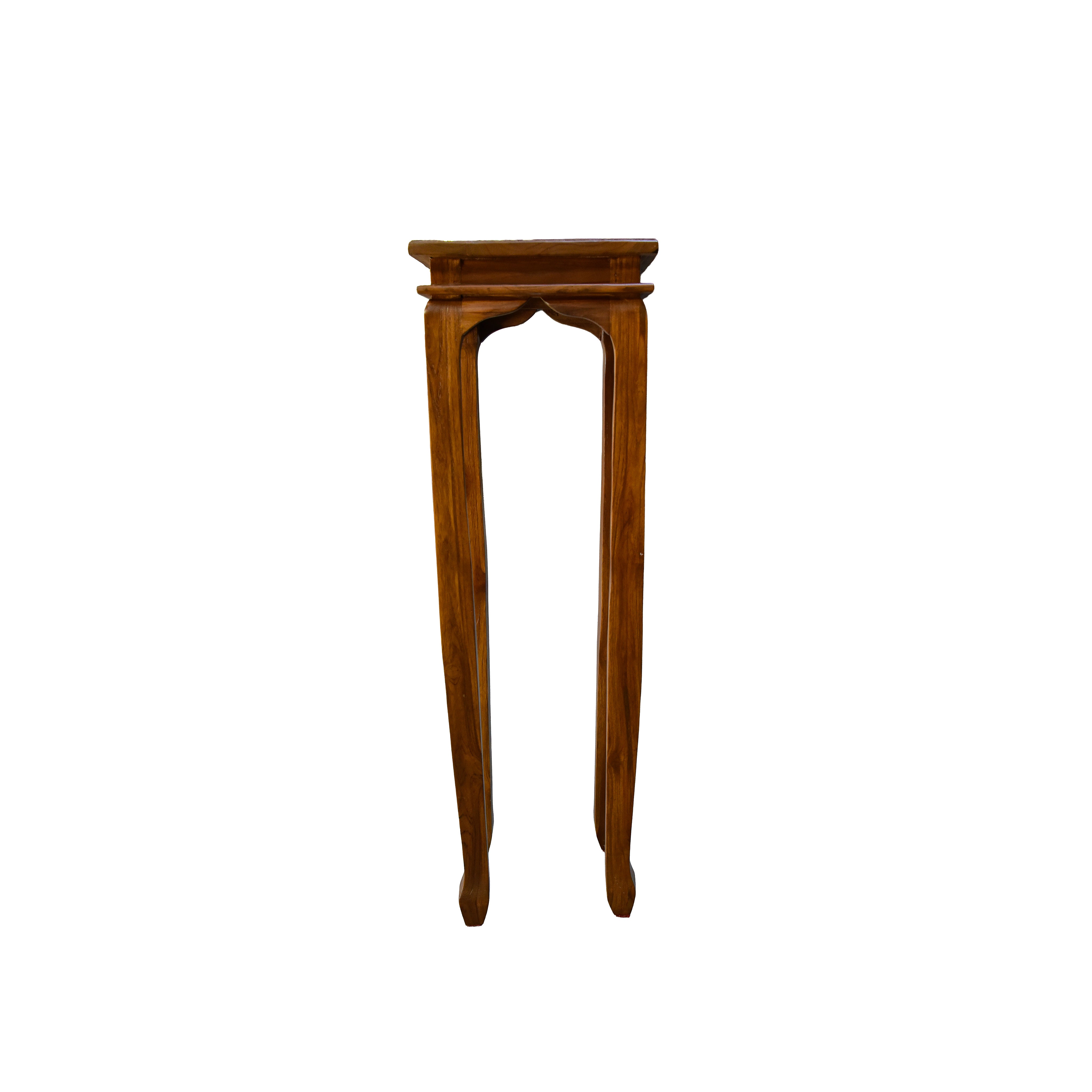 Lanna Style Teak Plant Stand Pedestal Table