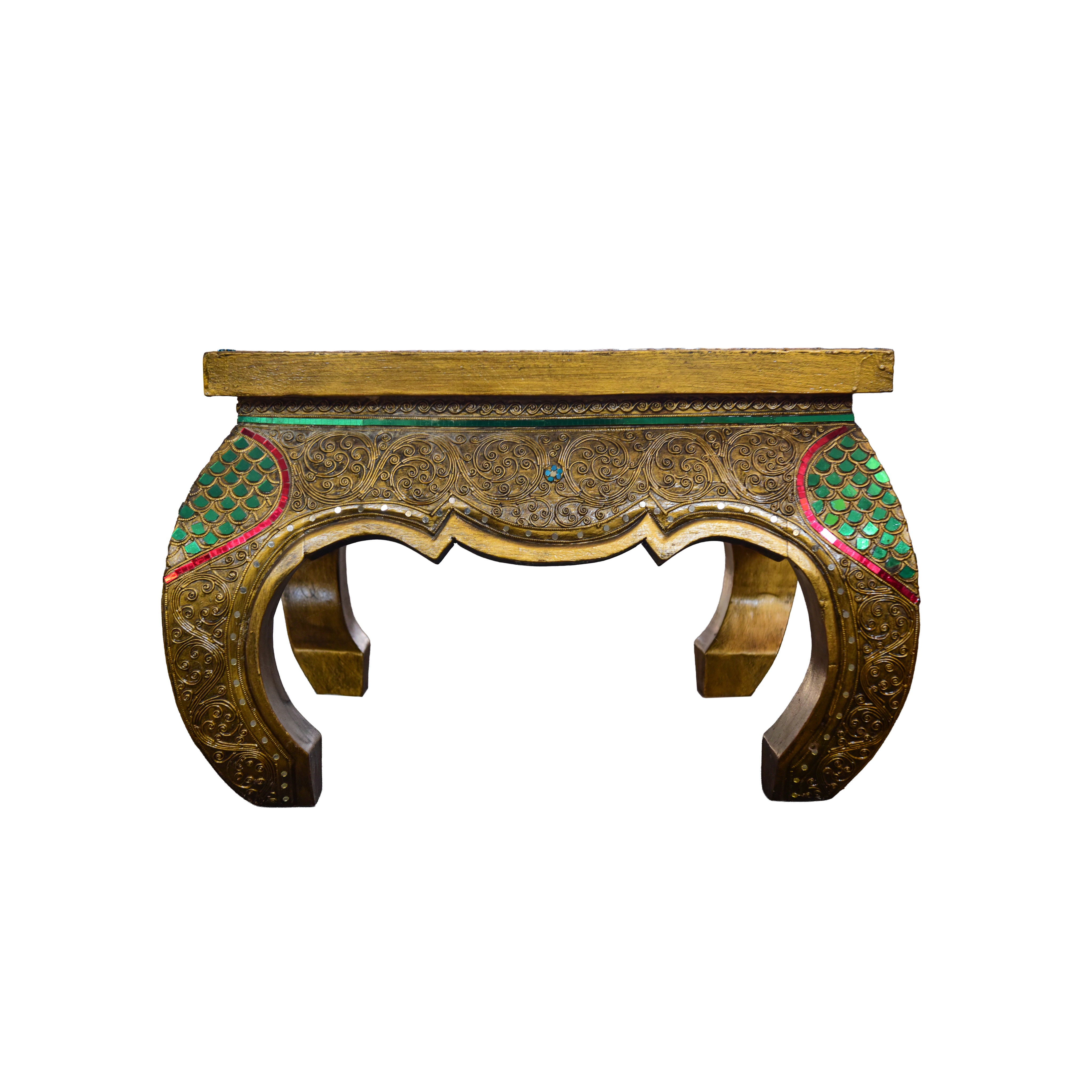 Royal Lanna Small Ornate Opium Table