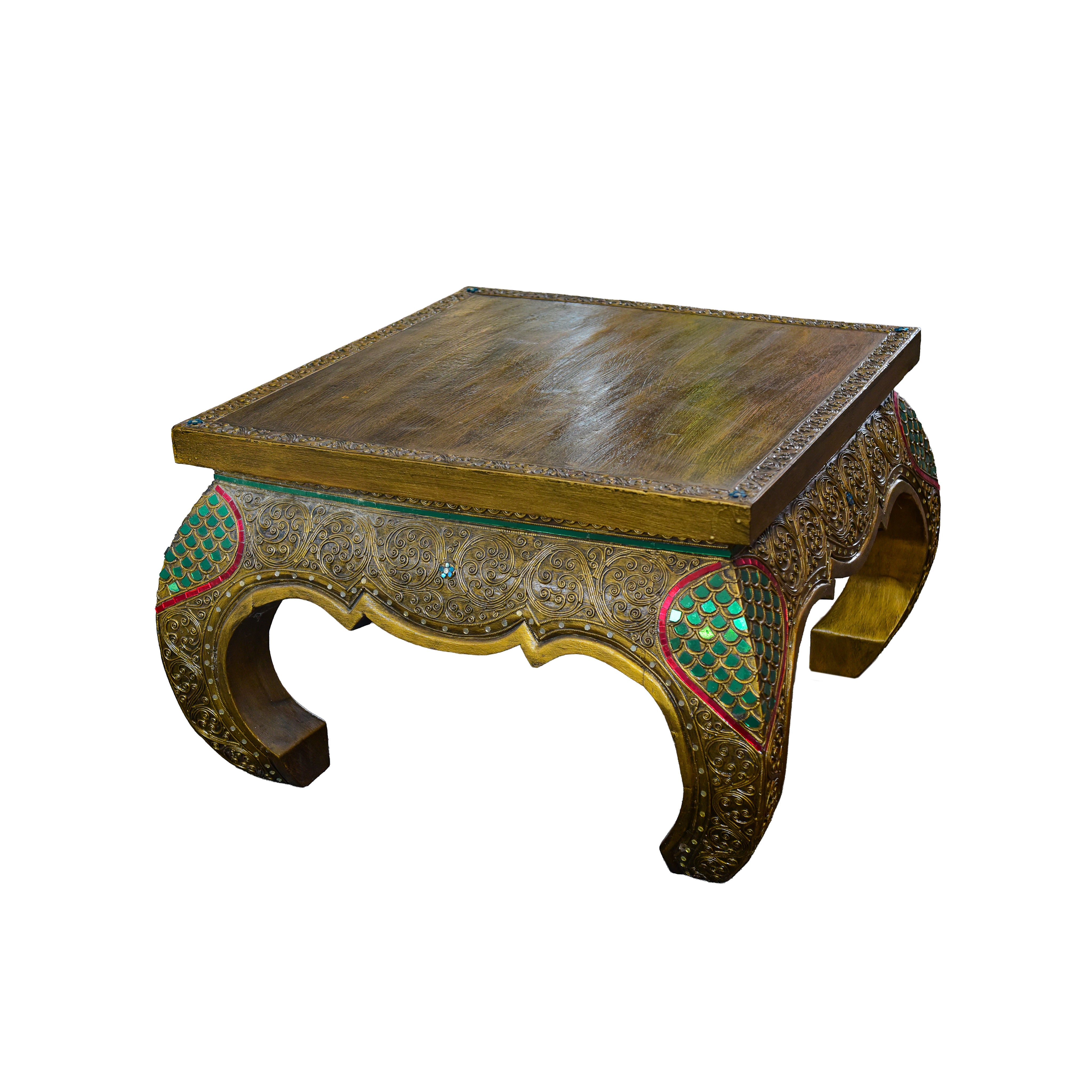 Royal Lanna Small Ornate Opium Table