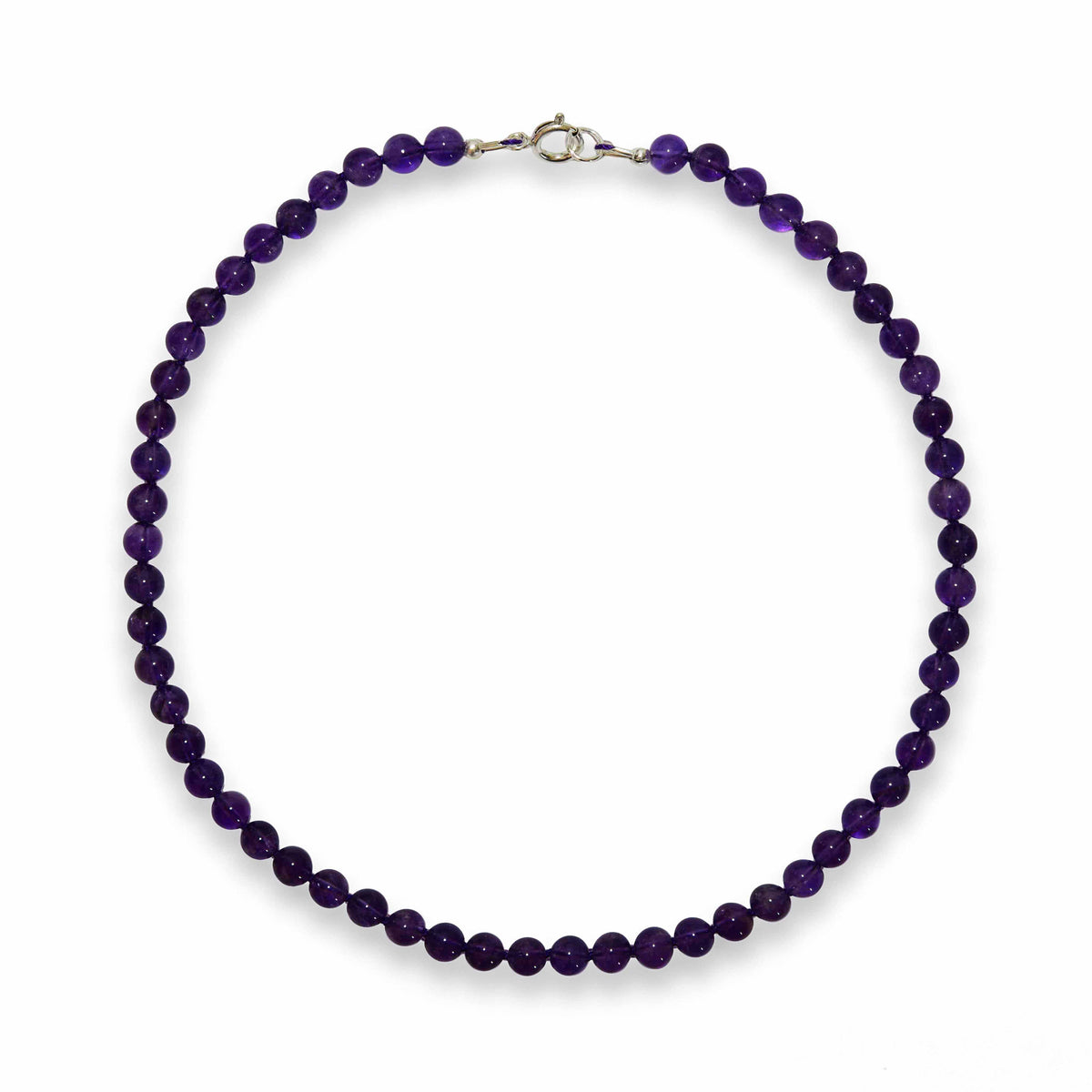Handcrafted Necklace Amethyst Necklace, Handmade Jewelry from Chiang Mai Thailand - Lalanna Design