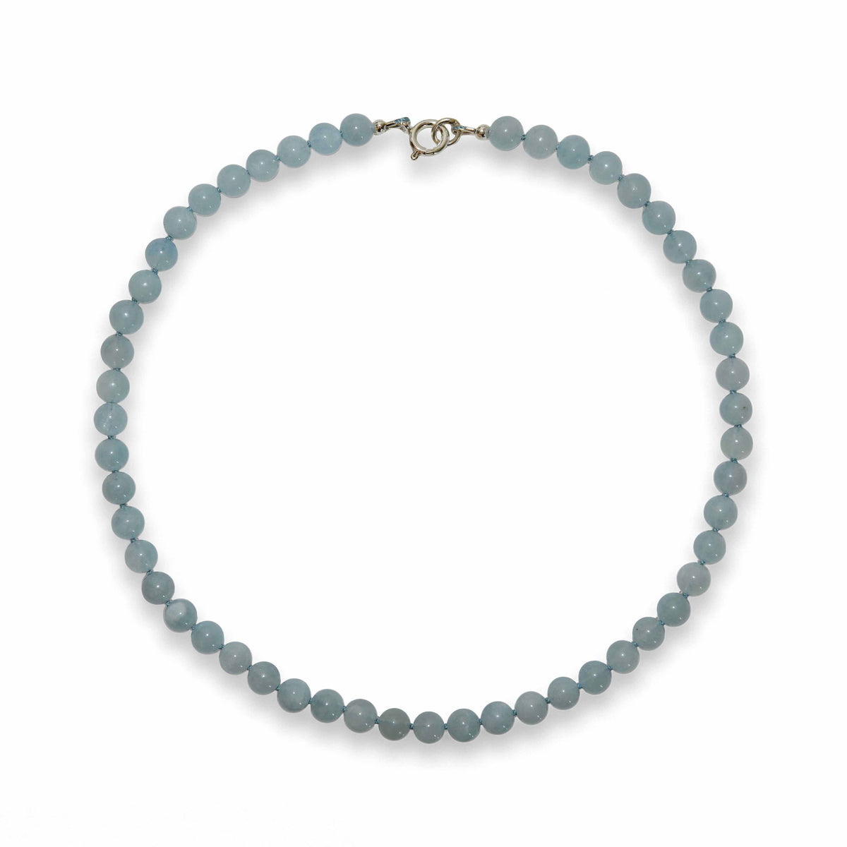 Handcrafted Necklace Aquamarine Necklace, Handmade Jewelry from Chiang Mai Thailand - Lalanna Design