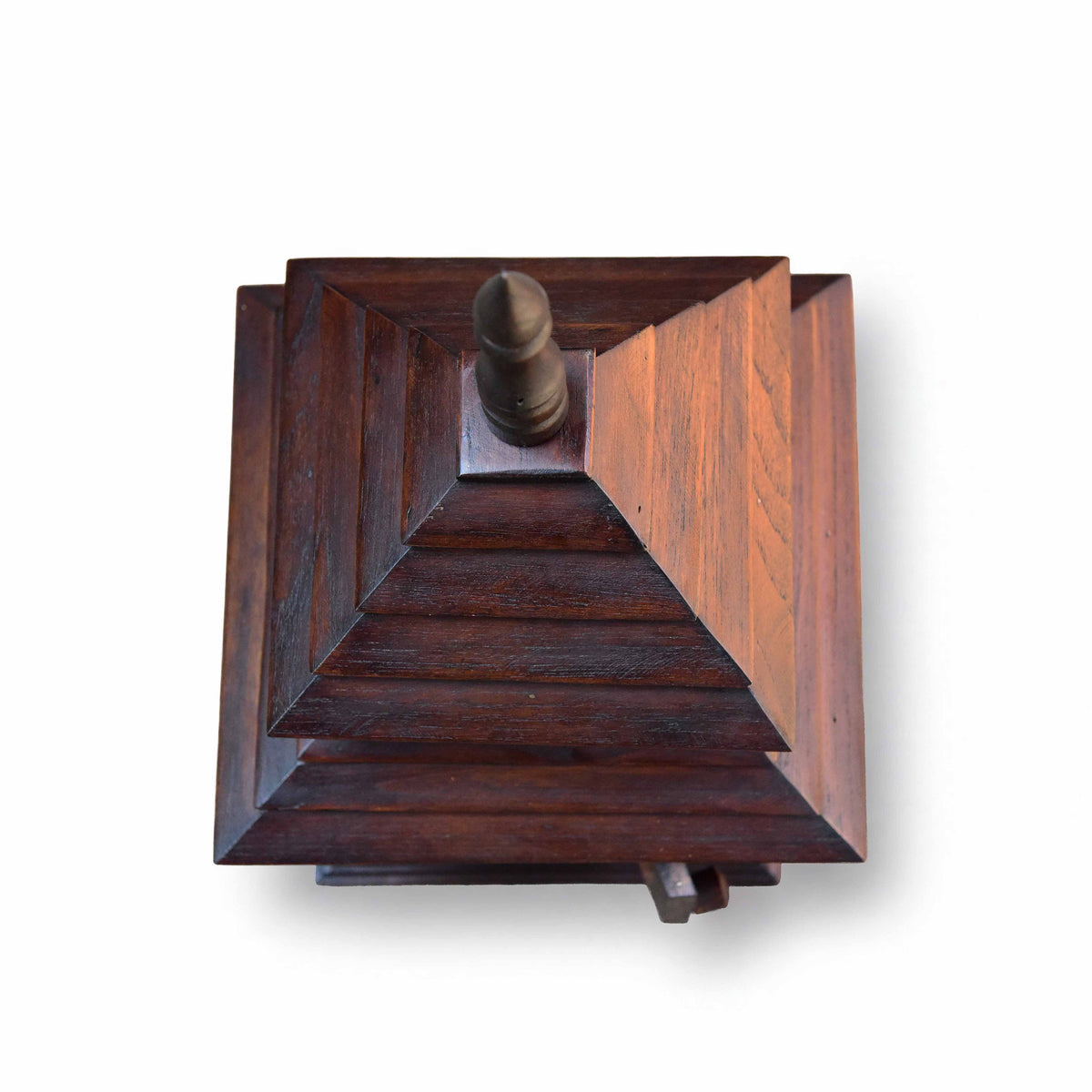 Handcrafted Hand-Carved Teak Lanna-Style Spirit House from Chiang Mai Thailand - Lalanna Design