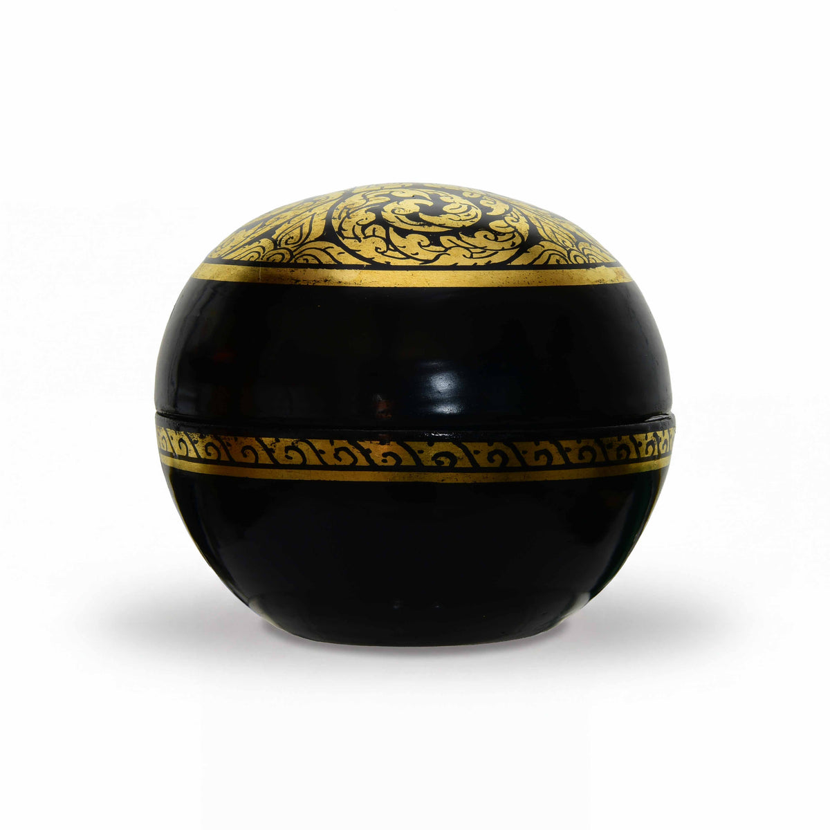 Handcrafted Lanna Lacquerware Floral Box from Chiang Mai Thailand - Lalanna Design