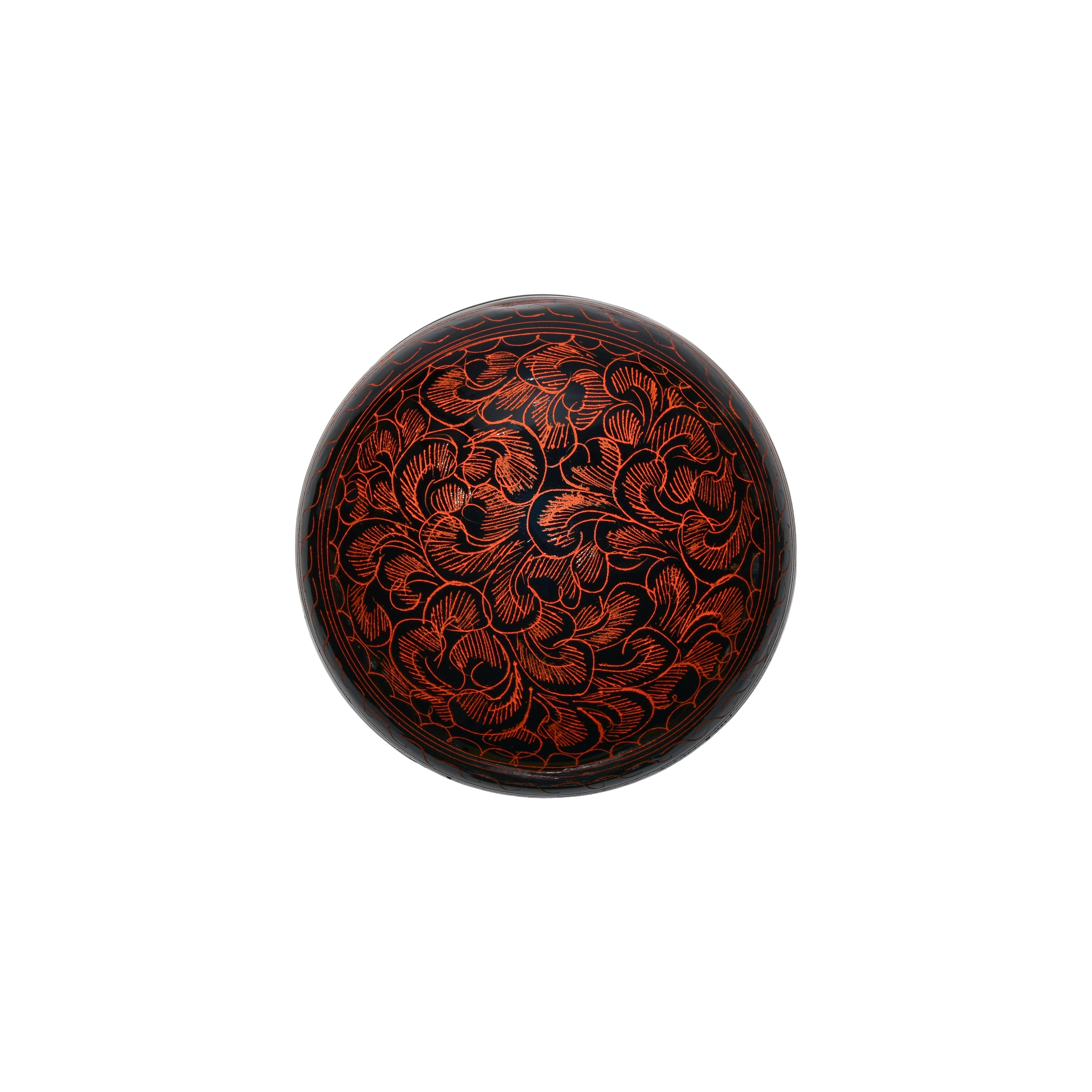 Handcrafted Lanna Lacquerware Red Decorative Box – Handcrafted Thai Storage from Chiang Mai Thailand - Lalanna Design