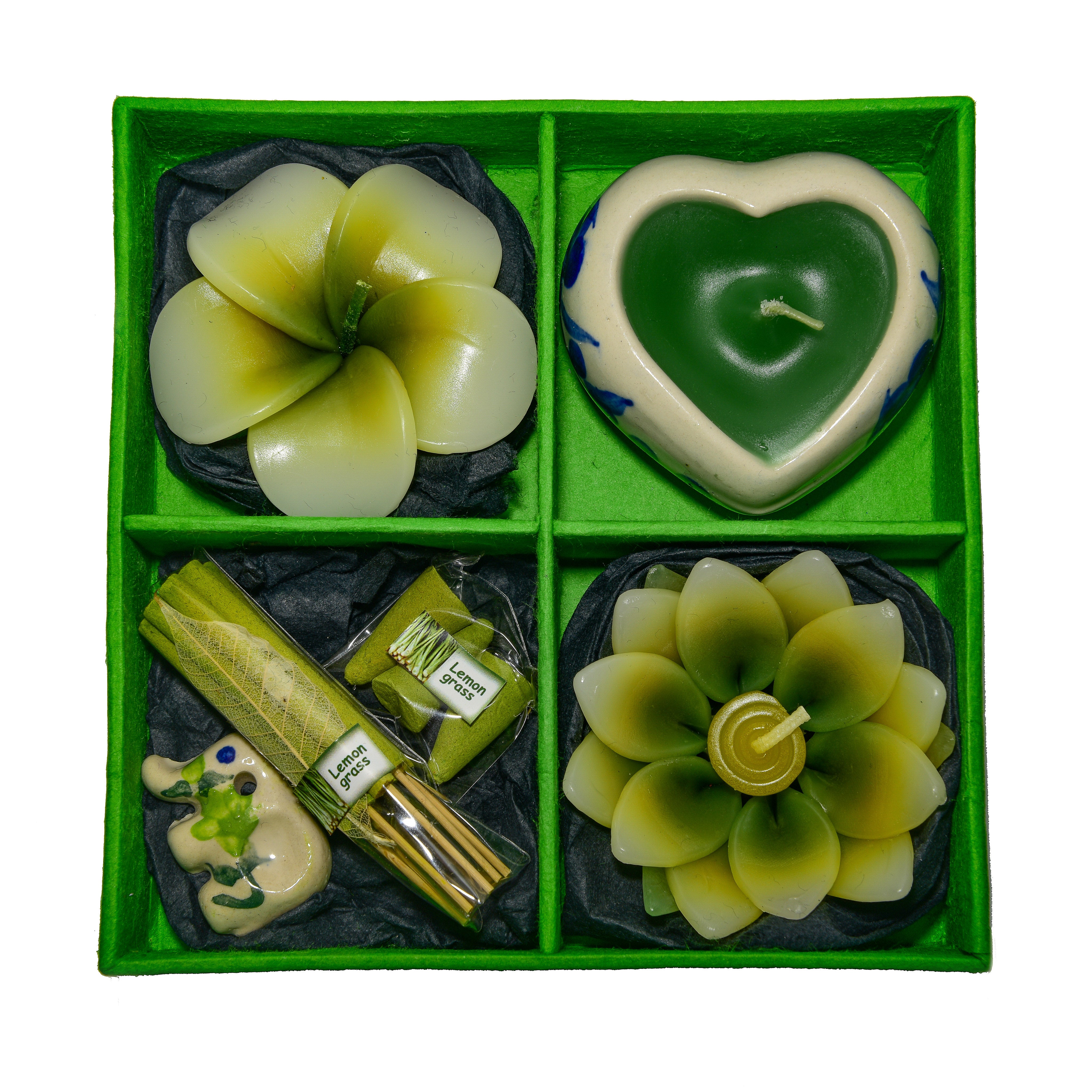 Coffret cadeau de bougies à la citronnelle Lalanna