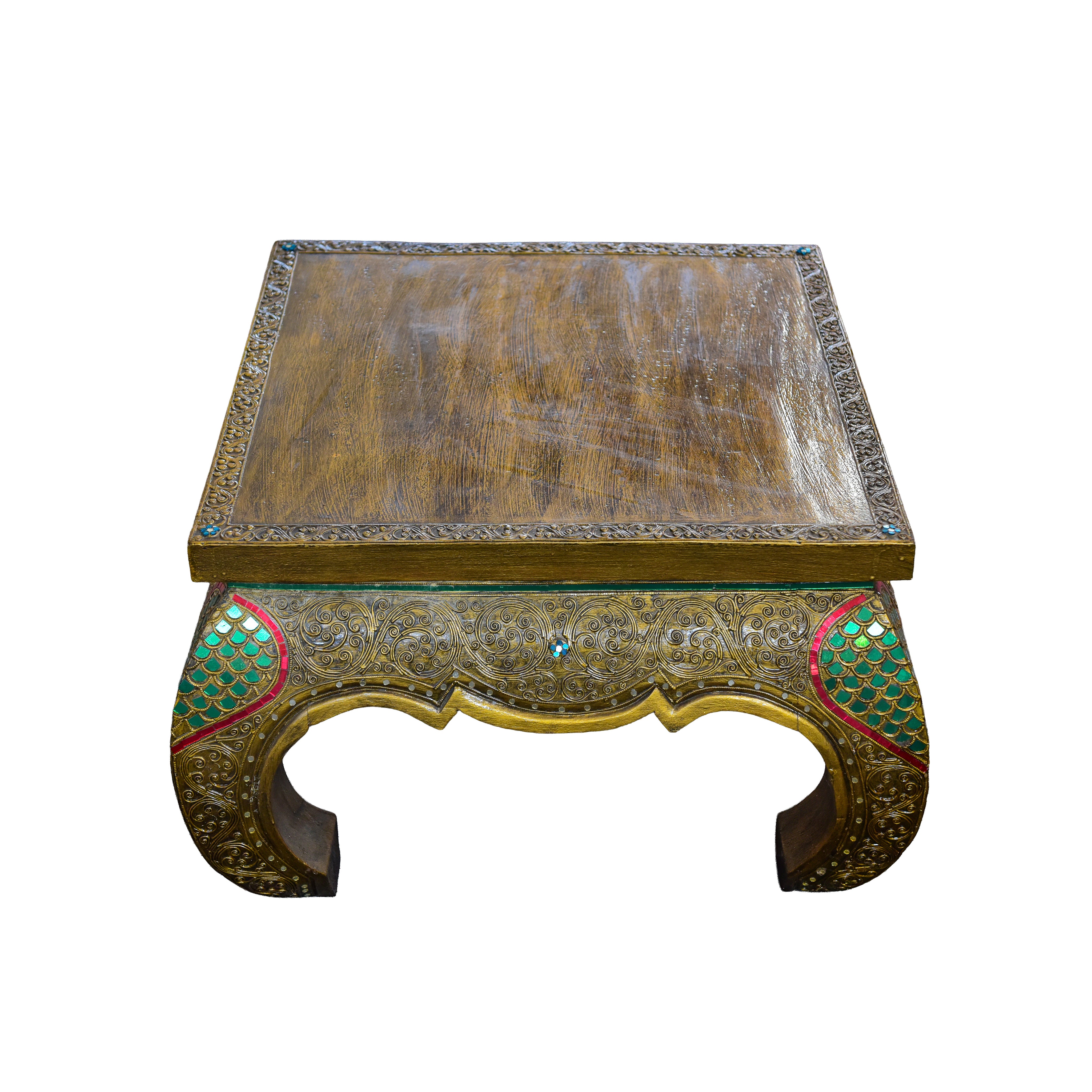 Royal Lanna Small Ornate Opium Table