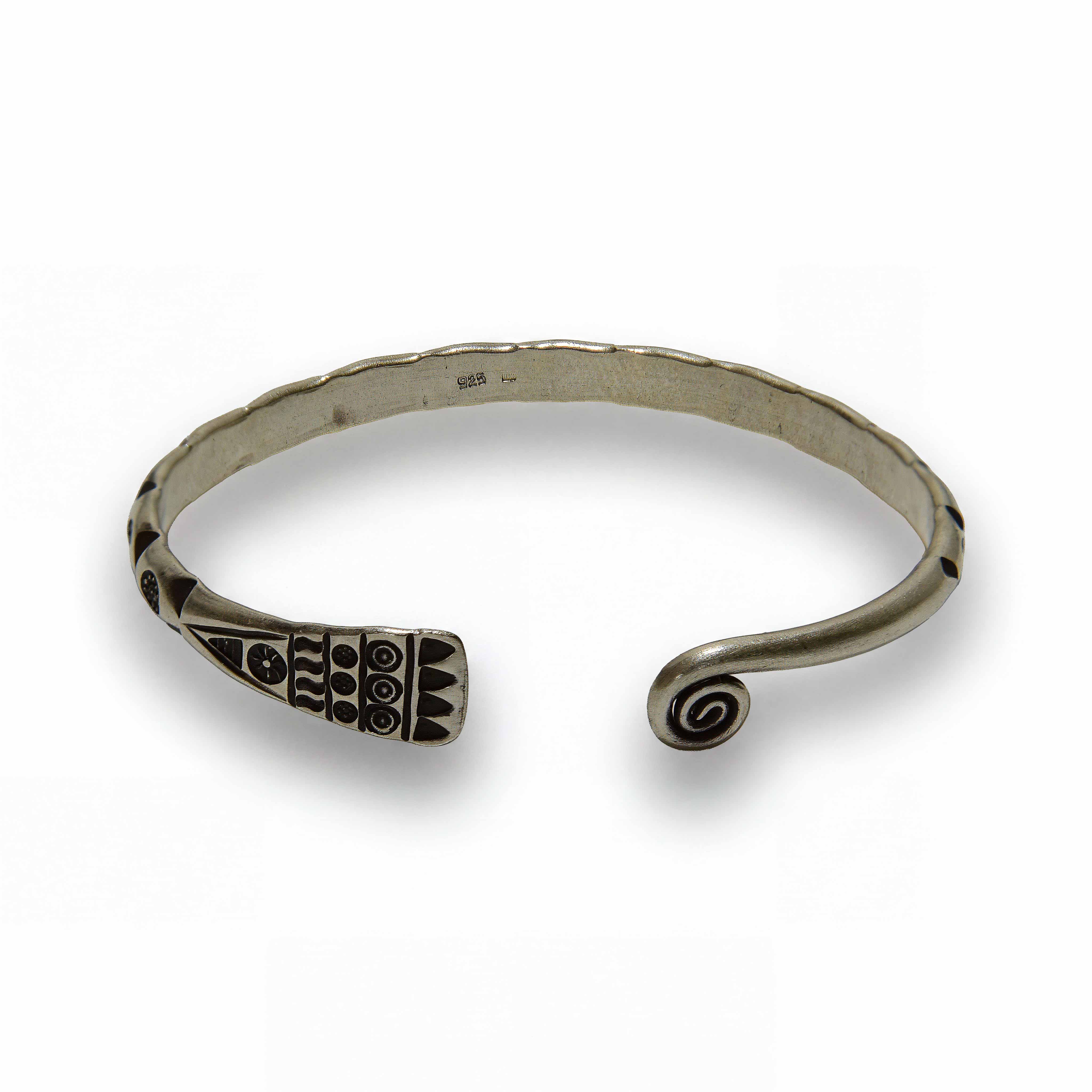 Karen Silver Snake Cuff Bracelet | Lalanna Design