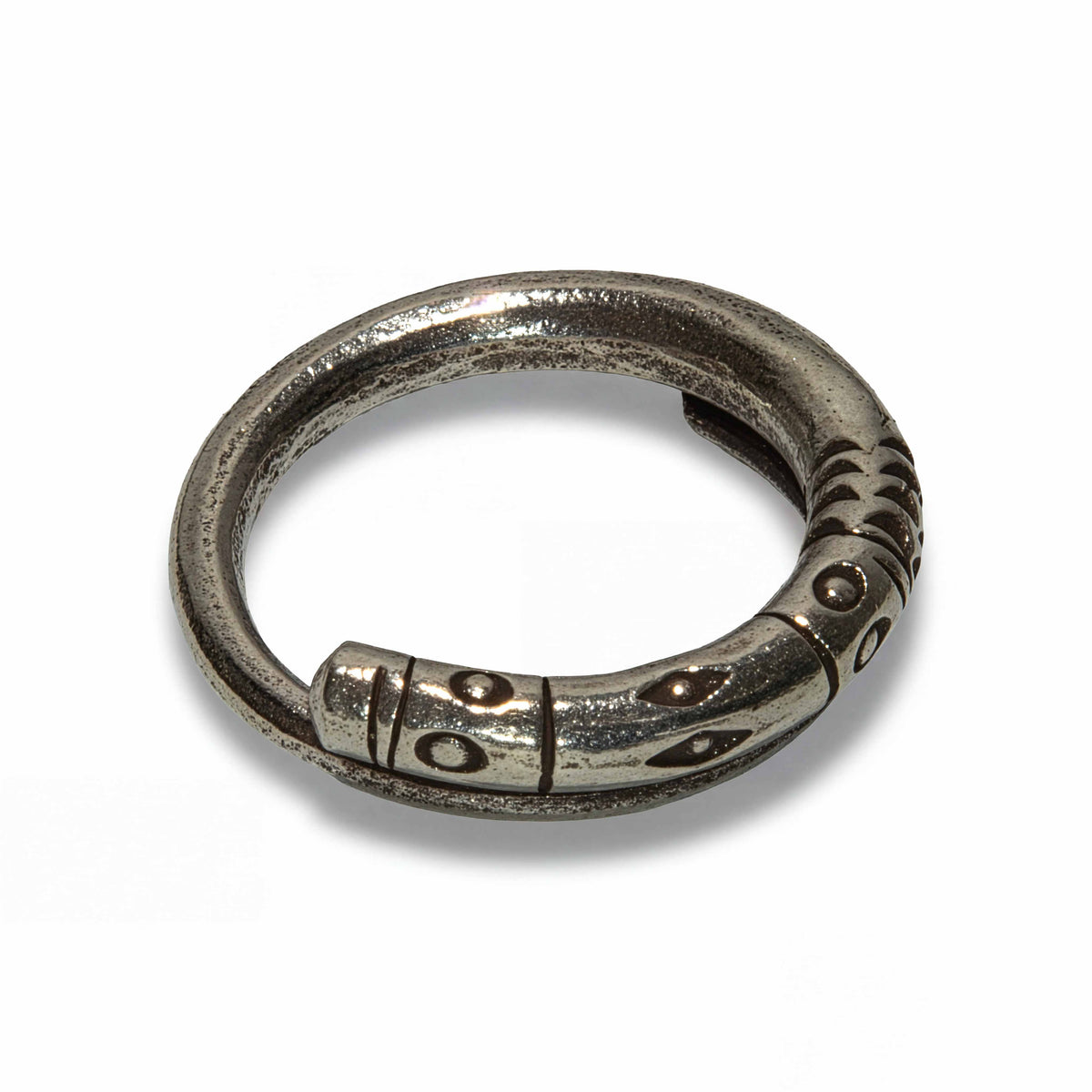 Handcrafted 98% Fine Karen Hill Tribe Silver Serpent Wrap Ring, Handmade Jewelry from Chiang Mai Thailand - Lalanna Design