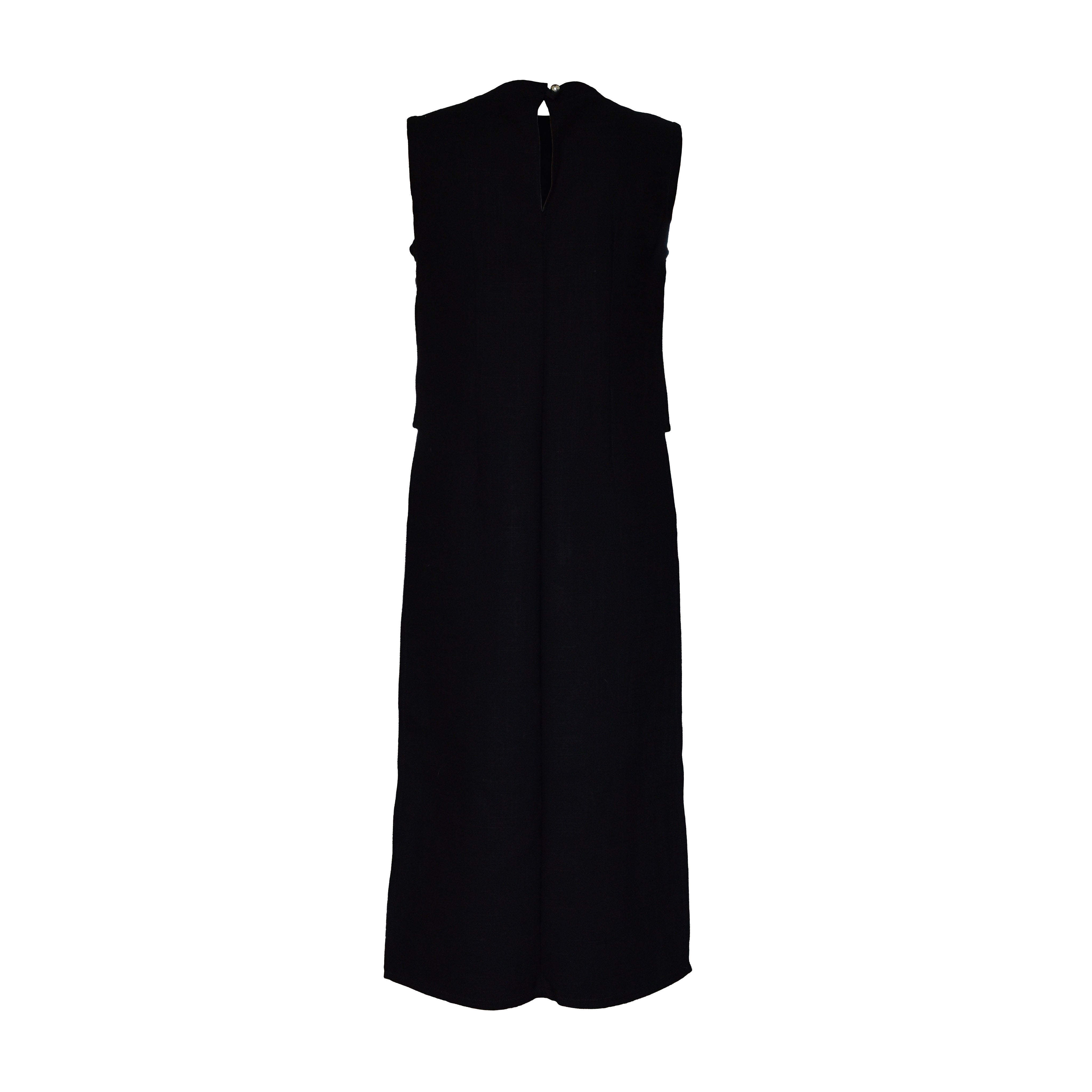 Handcrafted Iu Mien Black Diamond Dress from Chiang Mai Thailand - Lalanna Design