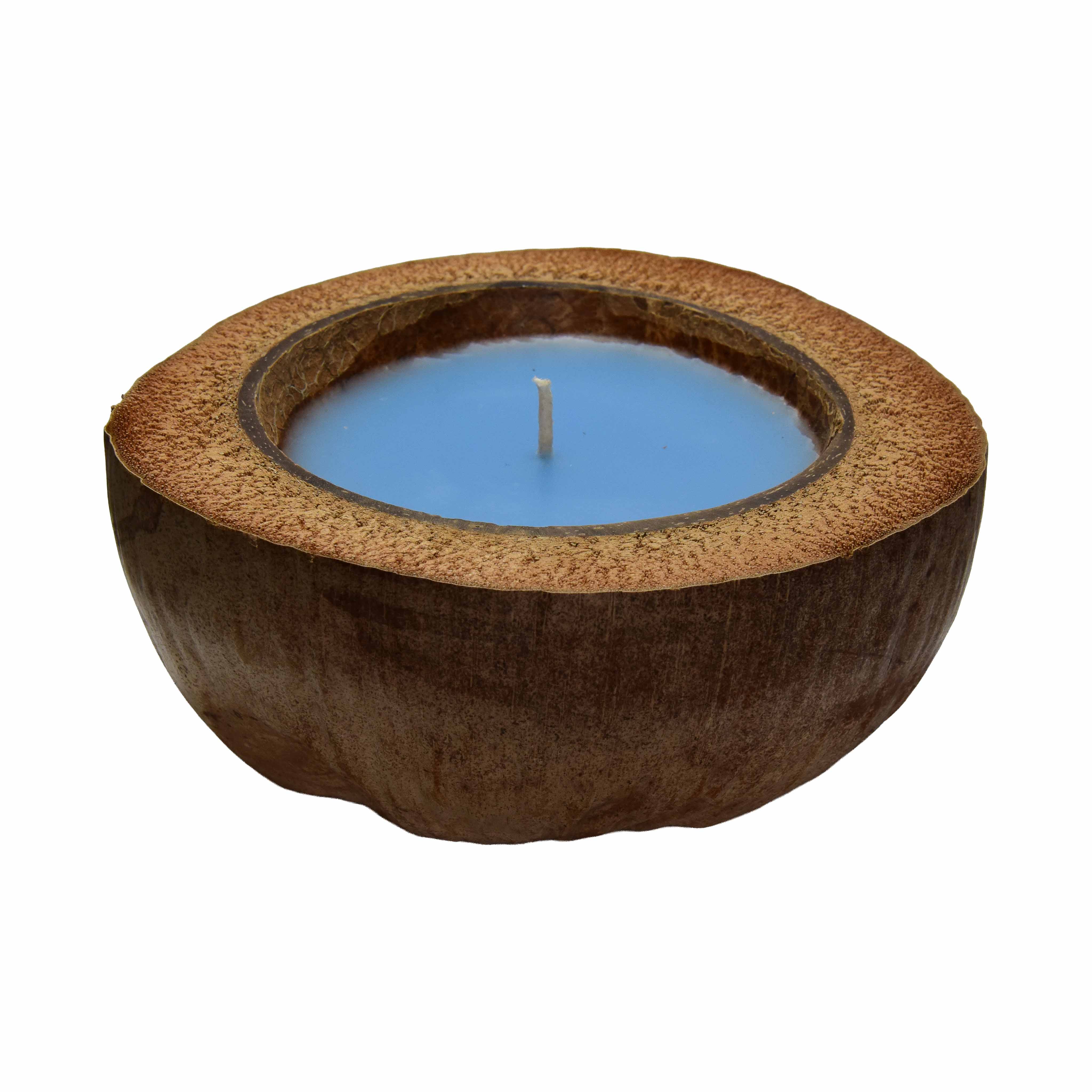 Handcrafted Lalanna Large Coconut Ocean Scented Candle from Chiang Rai Thailand - Lalanna Design