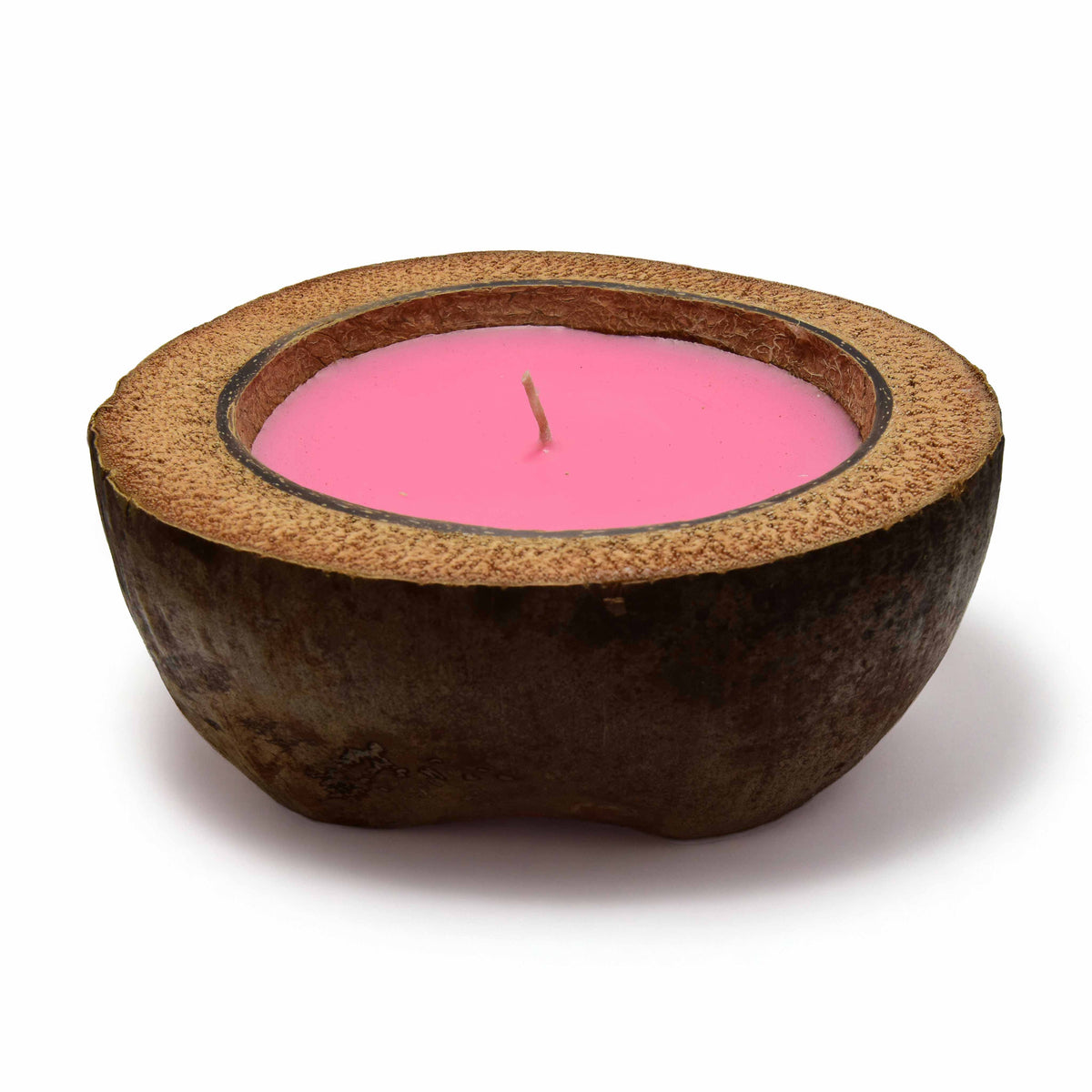 Handcrafted Lalanna Large Coconut Orchid Scented Candle from Chiang Mai Thailand - Lalanna Design