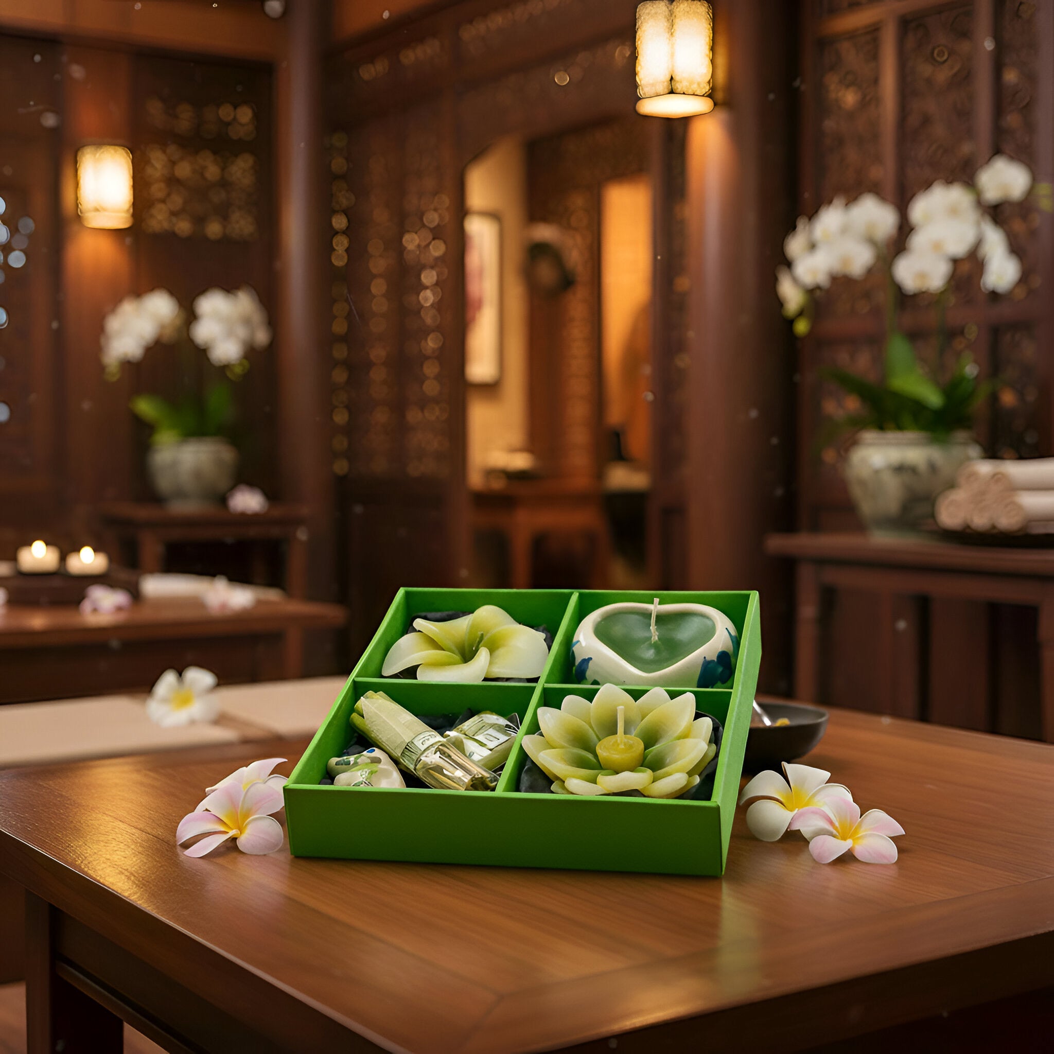 Handcrafted Lalanna Lemon Grass Candle Gift Set from Chiang Rai Thailand - Lalanna Design