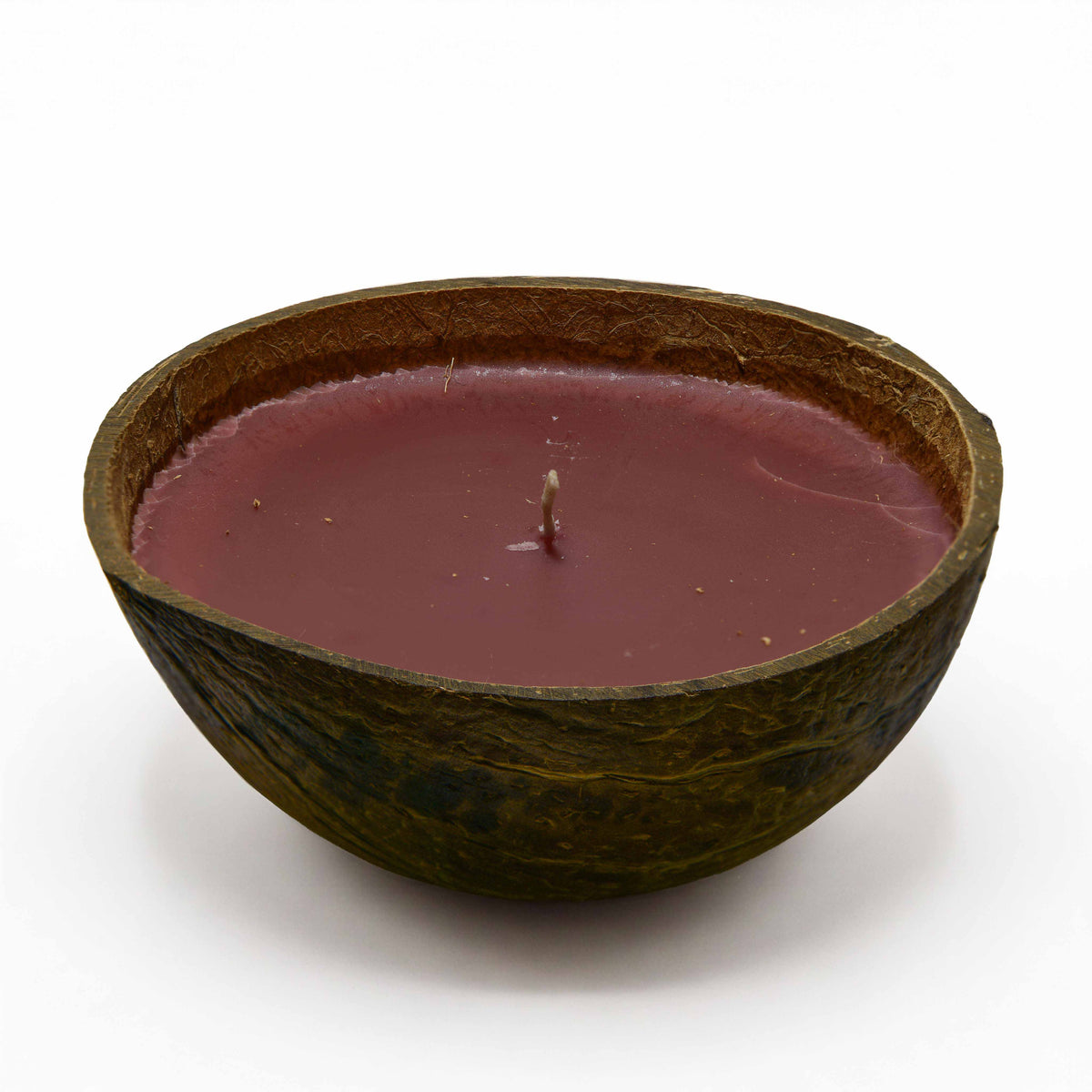 Handcrafted Lalanna Sandalwood Scented Candle in Coconut Shell from Chiang Mai Thailand - Lalanna Design