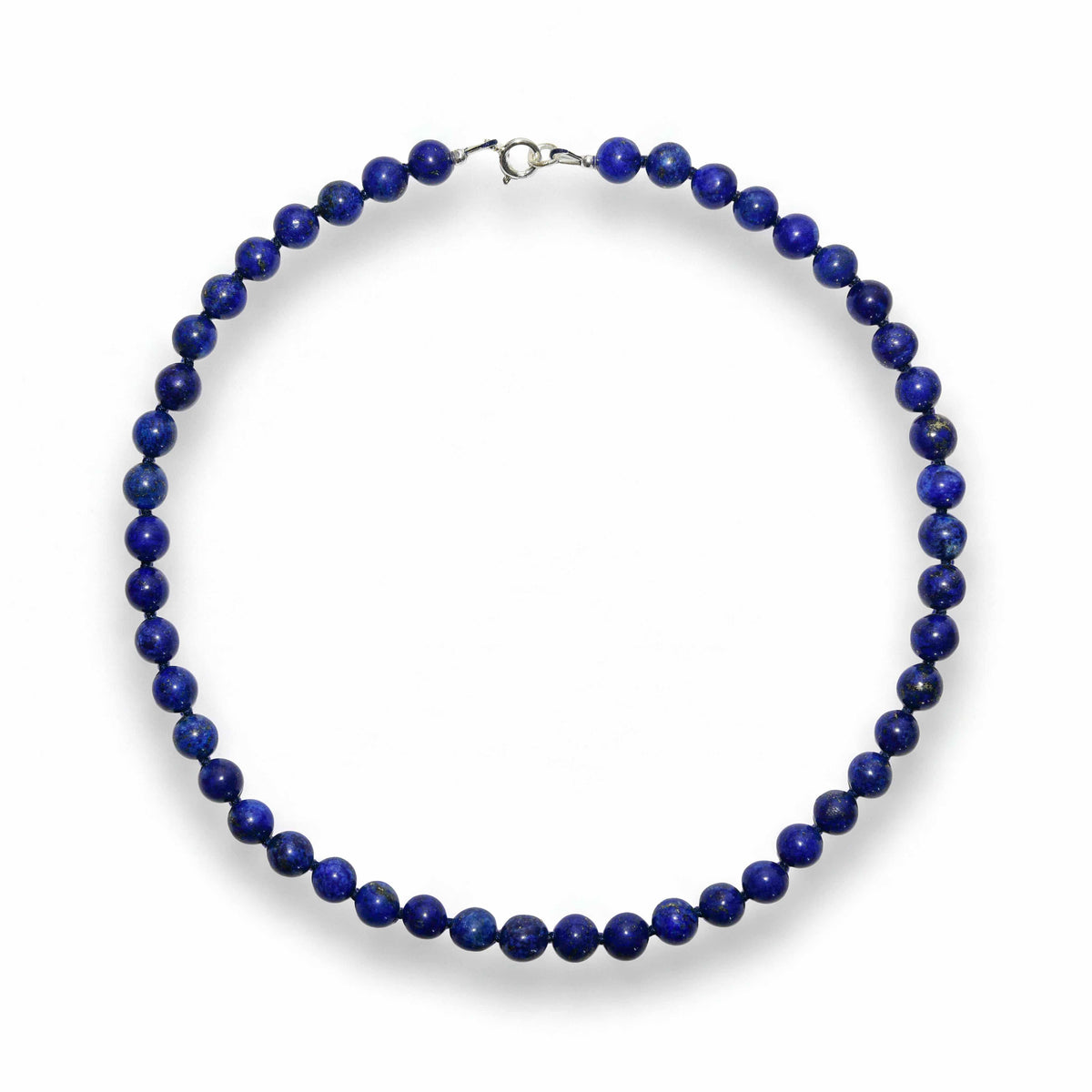 Handcrafted Necklace Lapis Lazuli Men's Necklace, Handmade Jewelry from Chiang Mai Thailand - Lalanna Design