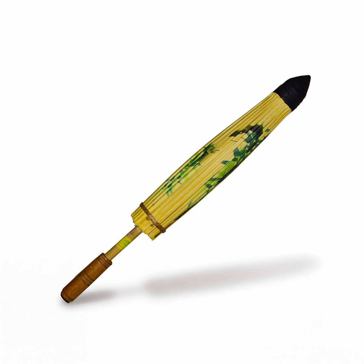 Handcrafted Sa Paper Umbrella - Beige from Chiang Mai Thailand - Lalanna Design