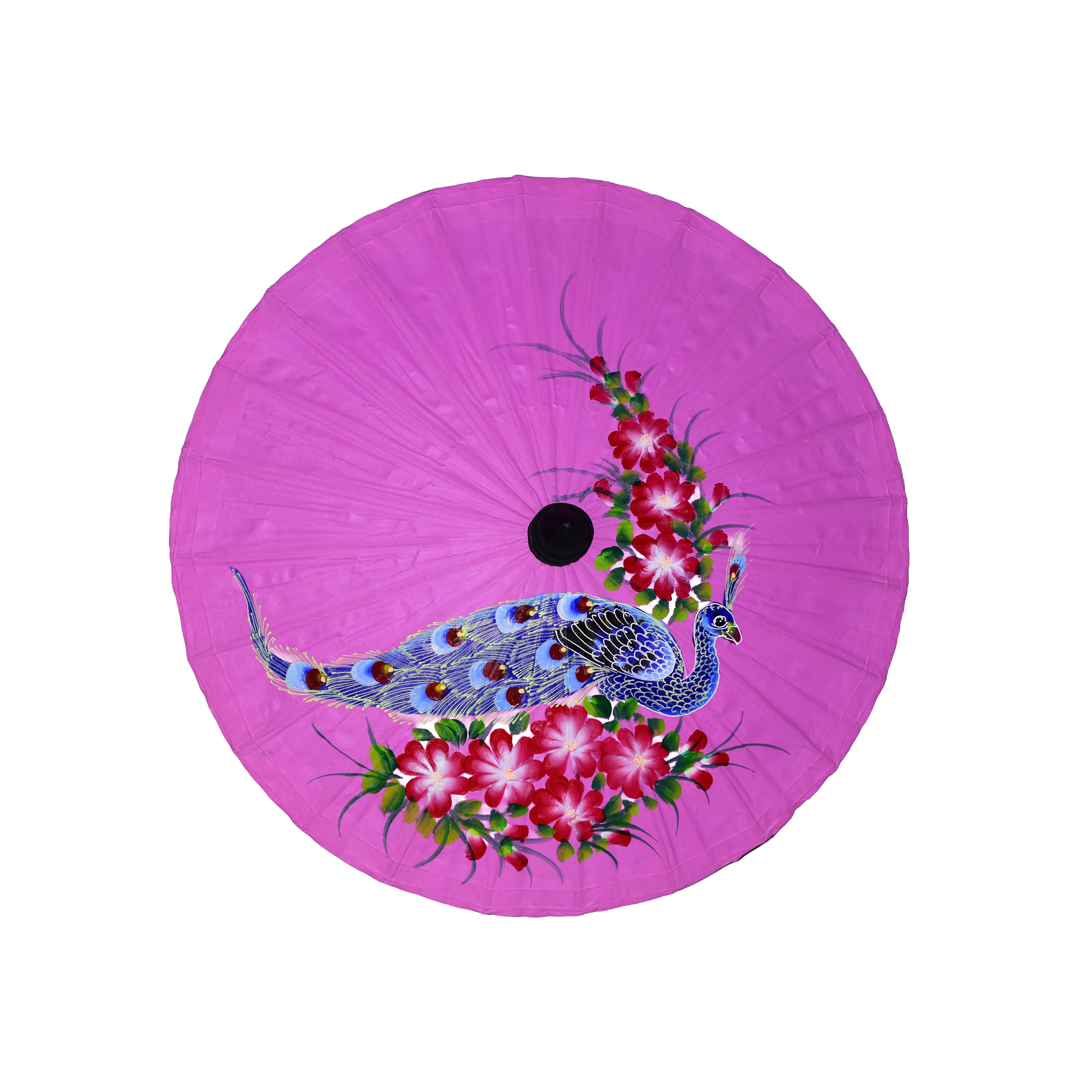 Handcrafted Sa Paper Umbrella - Purple from Chiang Rai Thailand - Lalanna Design