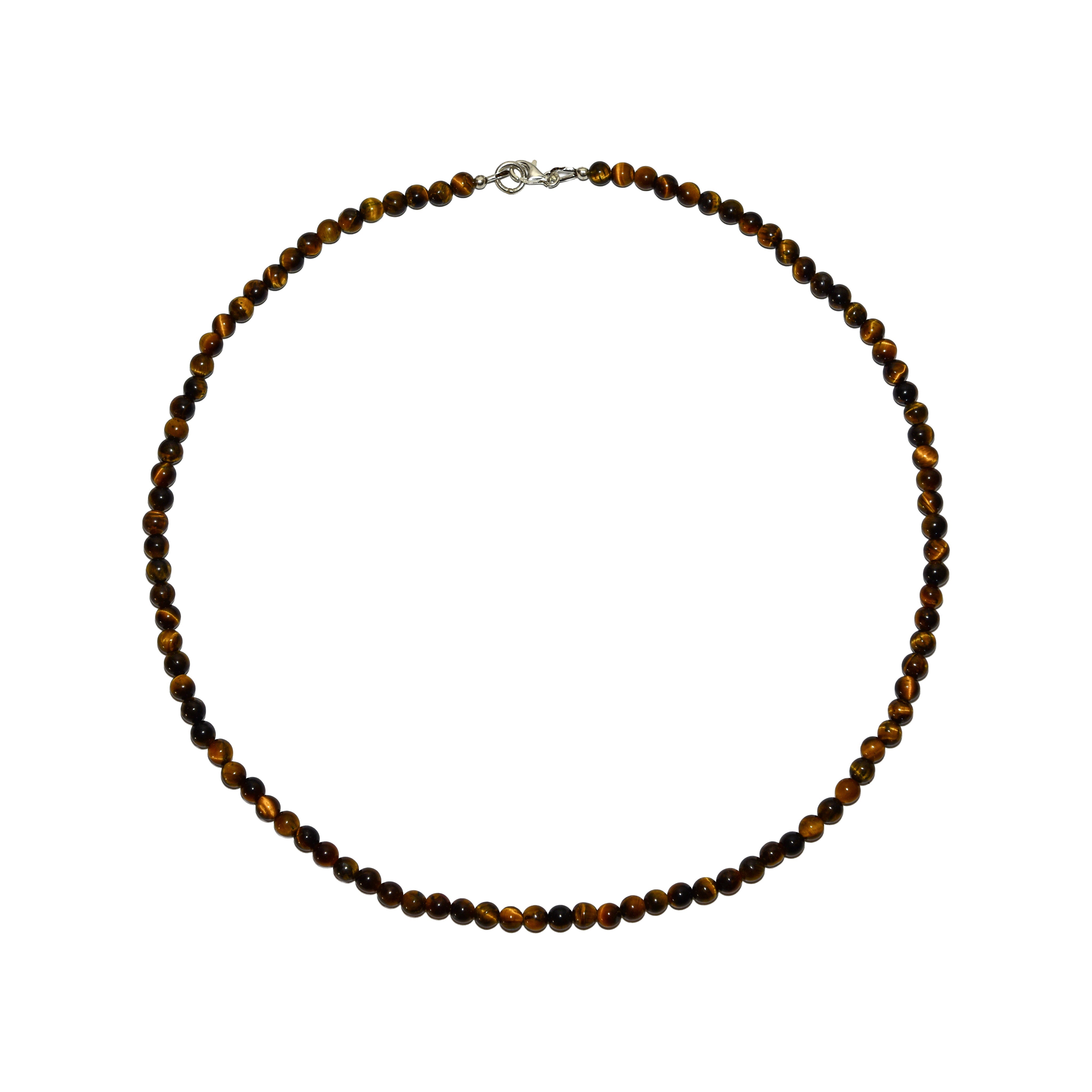 Handcrafted Tiger Eye Men's Necklace from Chiang Rai Thailand - Lalanna Design