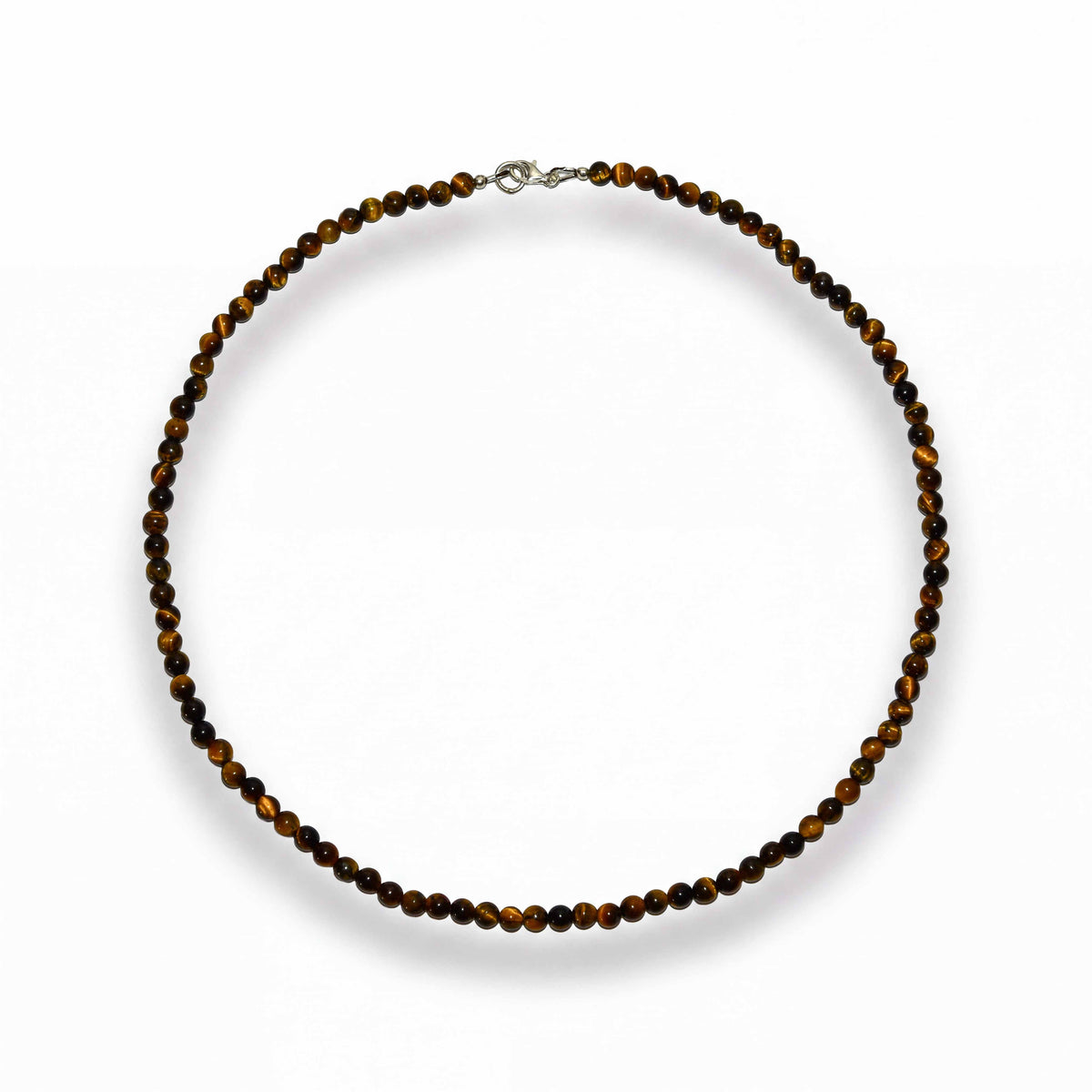 Handcrafted Tiger Eye Men's Necklace, Handmade Jewelry from Chiang Mai Thailand - Lalanna Design