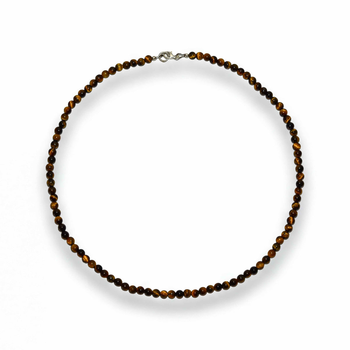 Handcrafted Necklace Tiger Eye Men's Necklace, Handmade Jewelry from Chiang Mai Thailand - Lalanna Design
